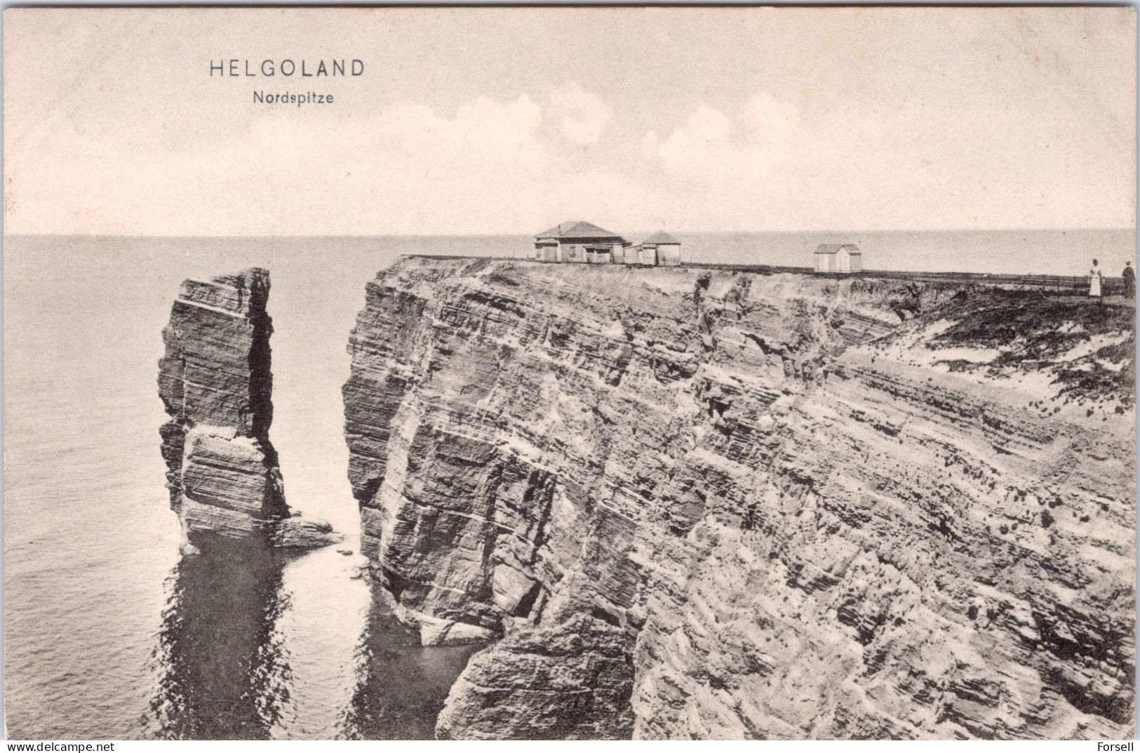 Helgoland, Nordspitze (Gelaufen 1917) - Helgoland