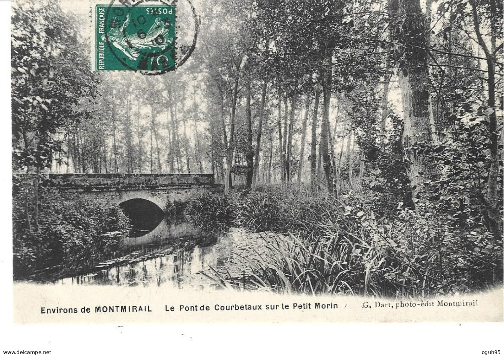 51 - COURBETAUX  (environs De Montmirail) - Le Pont De Courbetaux Sur Le Petit Morin - Autres & Non Classés