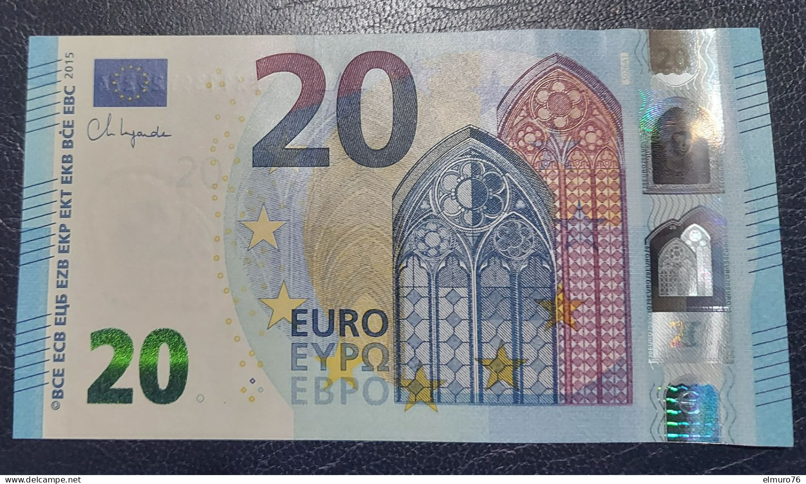 20 EURO S026A1 Serie SX Lagarde Italy Ch 13 Perfect UNC - 20 Euro