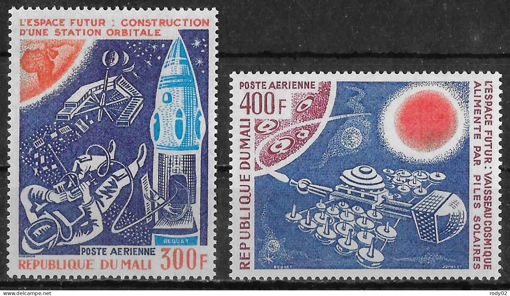 MALI - ESPACE - REALISATIONS SPATIALES FUTURES - PA 271 ET 272 - NEUF** MNH - Afrika