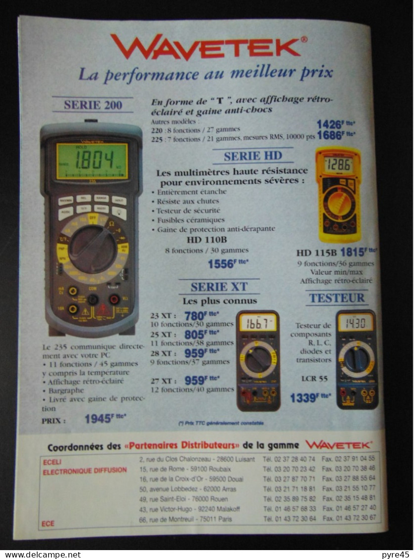 REVUE ELECTRONIQUE PRATIQUE N° 244 MODELISME FERROVIAIRE 2000 - Trains