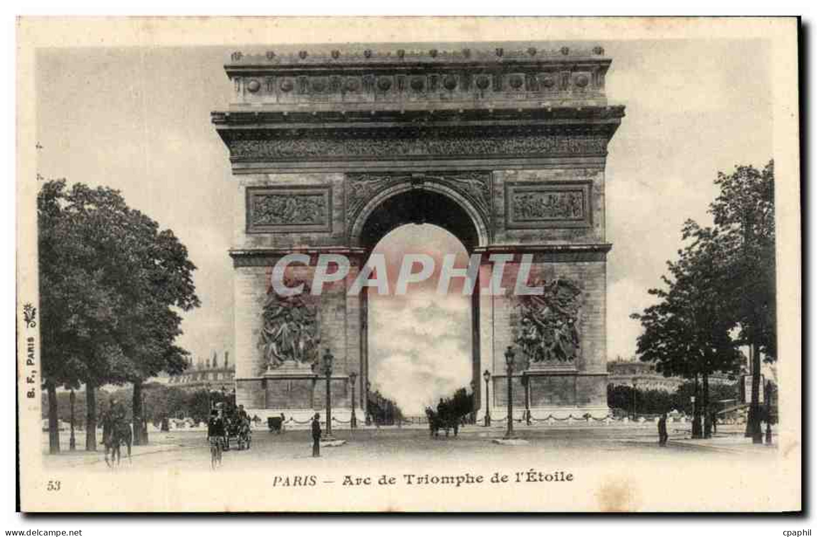 CPA Paris Arc De Triomphe De L&#39Etoile - Triumphbogen
