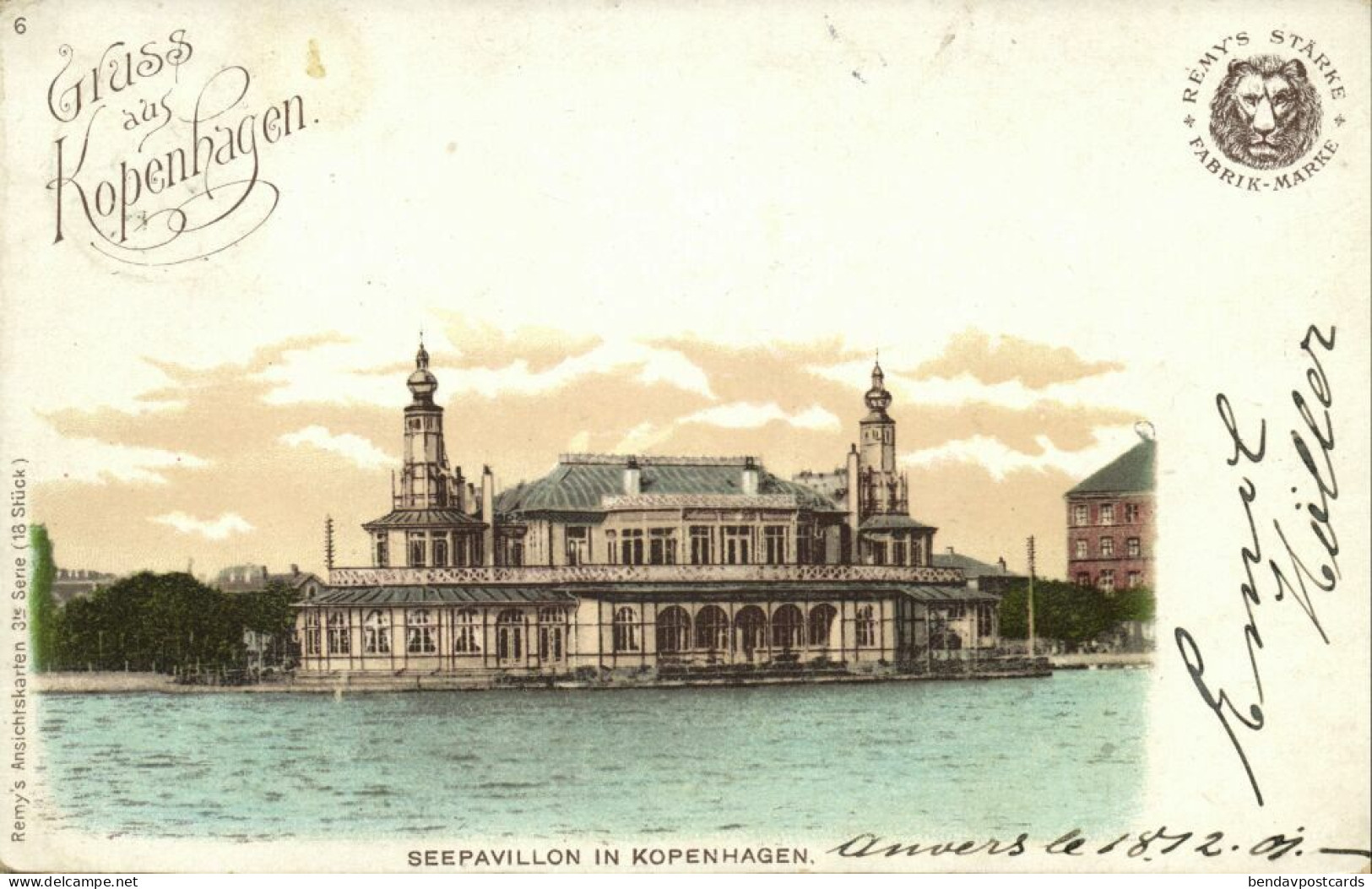 Denmark, COPENHAGEN KØBENHAVN, Sea Pavilion (1901) Postcard - Dänemark