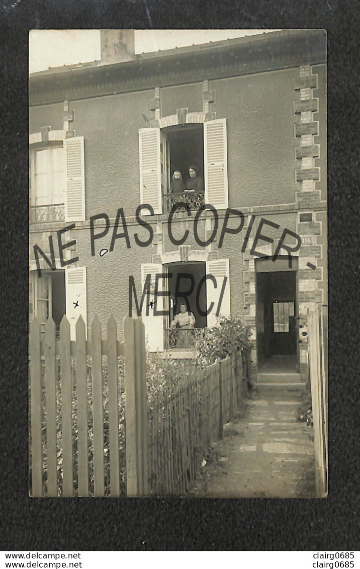 94 - LA VARENNE-SAINT-MAUR - Photo-Carte - Devanture Maison Avec Habitants Aux Fenêtre - G. BLANC Ainé - 1911 - Other & Unclassified