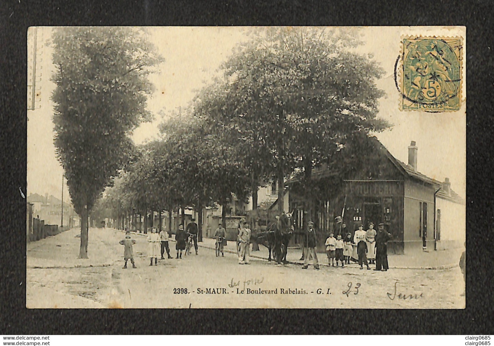 94 - SAINT MAUR - Le Boulevard Rabelais - 1905 - Saint Maur Des Fosses