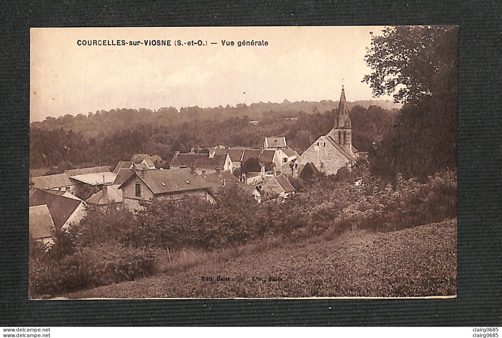 95 - COURCELLES-sur-VIOSNE - Vue Générale - Andere & Zonder Classificatie