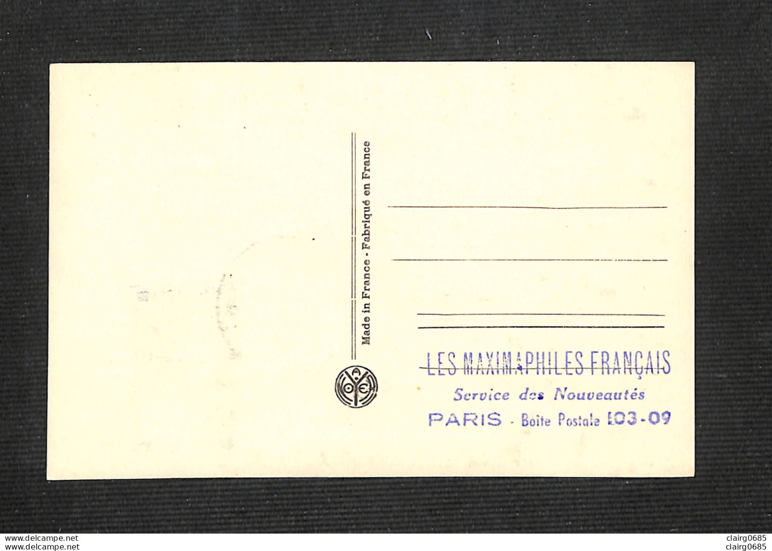 ALGÉRIE - Carte Maximum - PREMIER JOUR - MARÉCHAL FRANCHET D'ESPEREY - 1956 - Maximumkarten