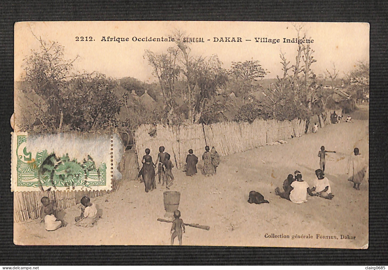 AFRIQUE - SENEGAL - DAKAR - Afrique Occidentale - Village Indigène - 1912 - Senegal