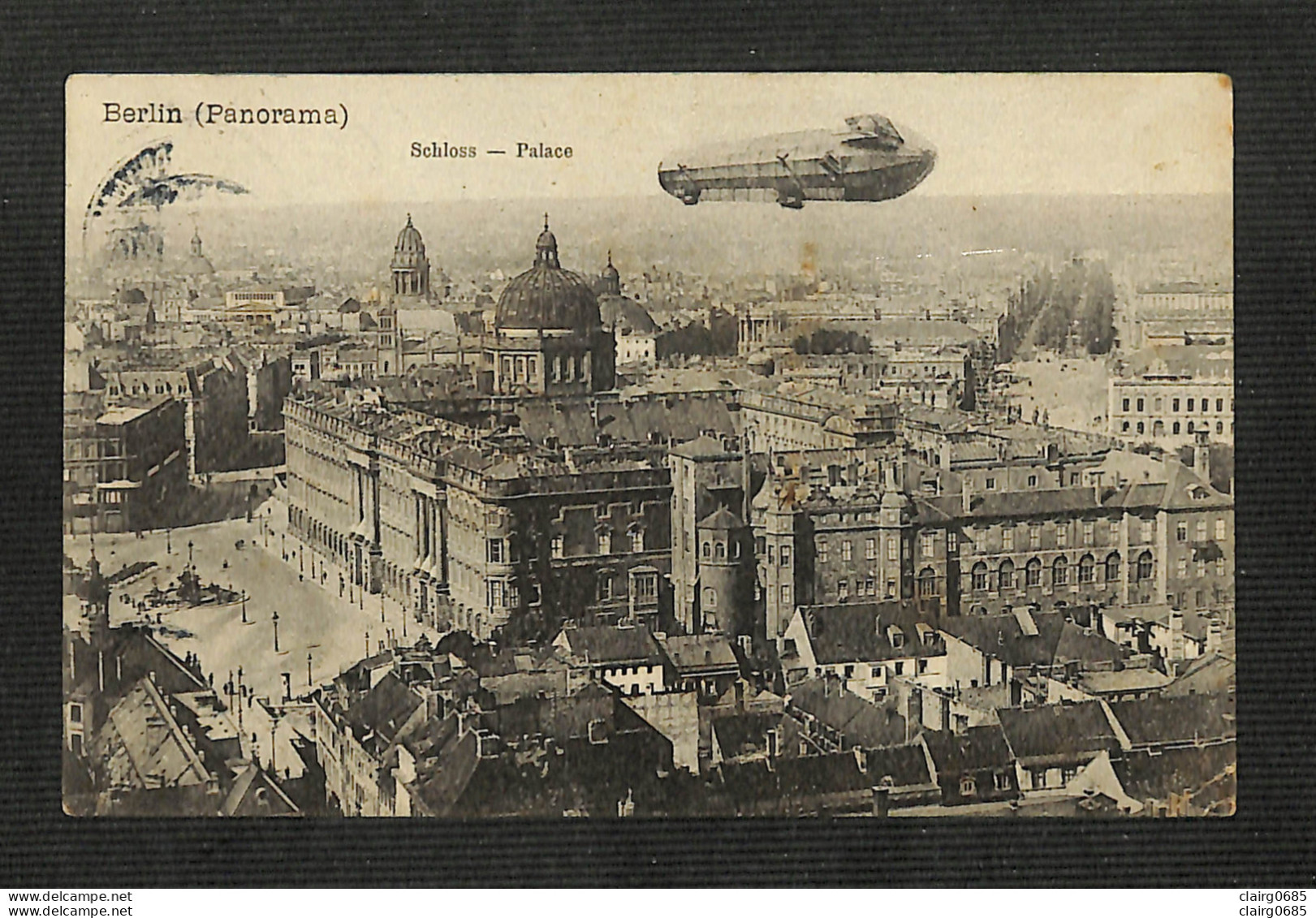 ALLEMAGNE - BERLIN (Panorama) - Schloss - Palace - Zeppelin - Other & Unclassified