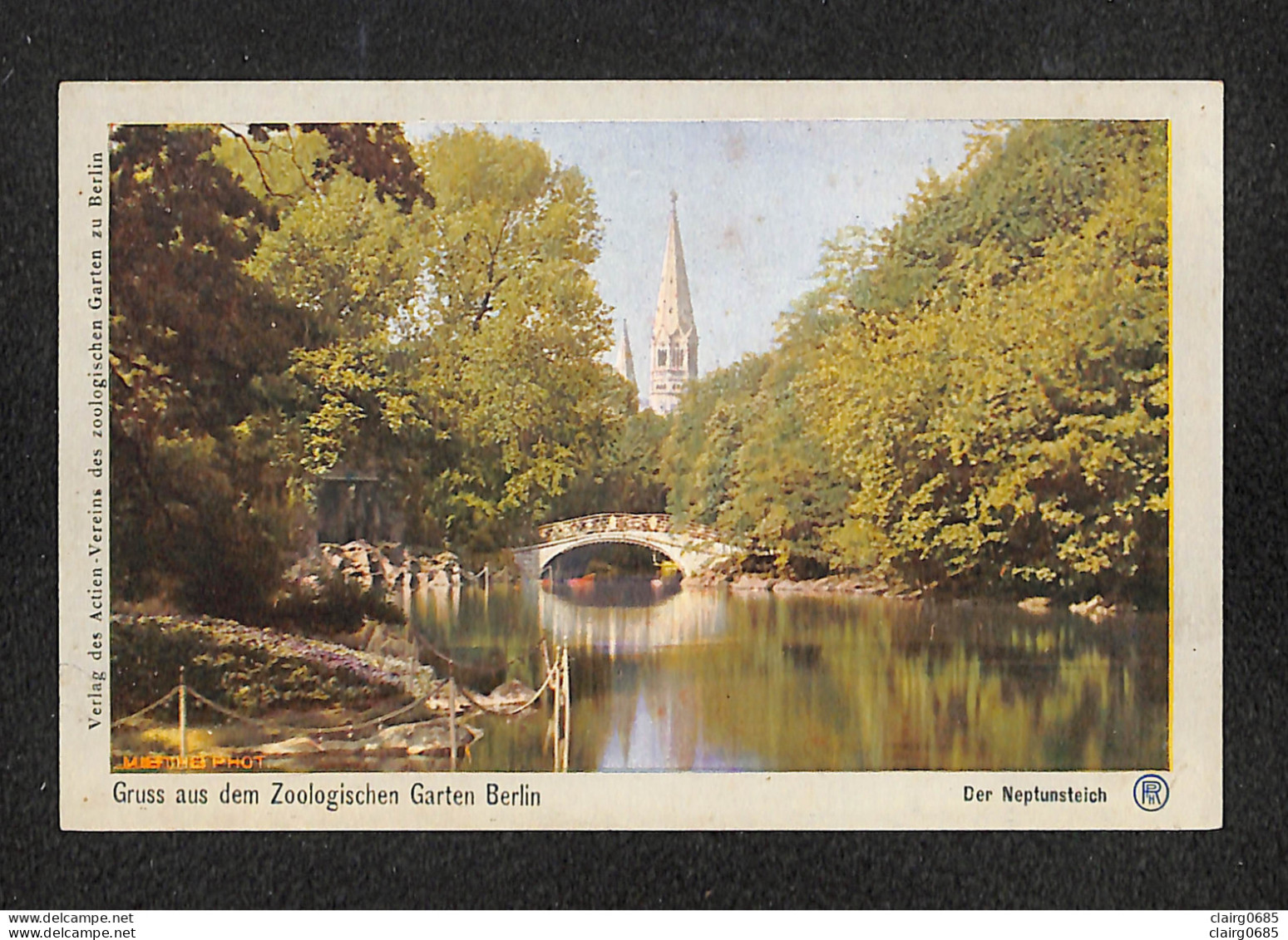 ALLEMAGNE - BERLIN - Gruss Aus Dem Zoologischen Garten Berlin - Der Neptunsteich - Other & Unclassified