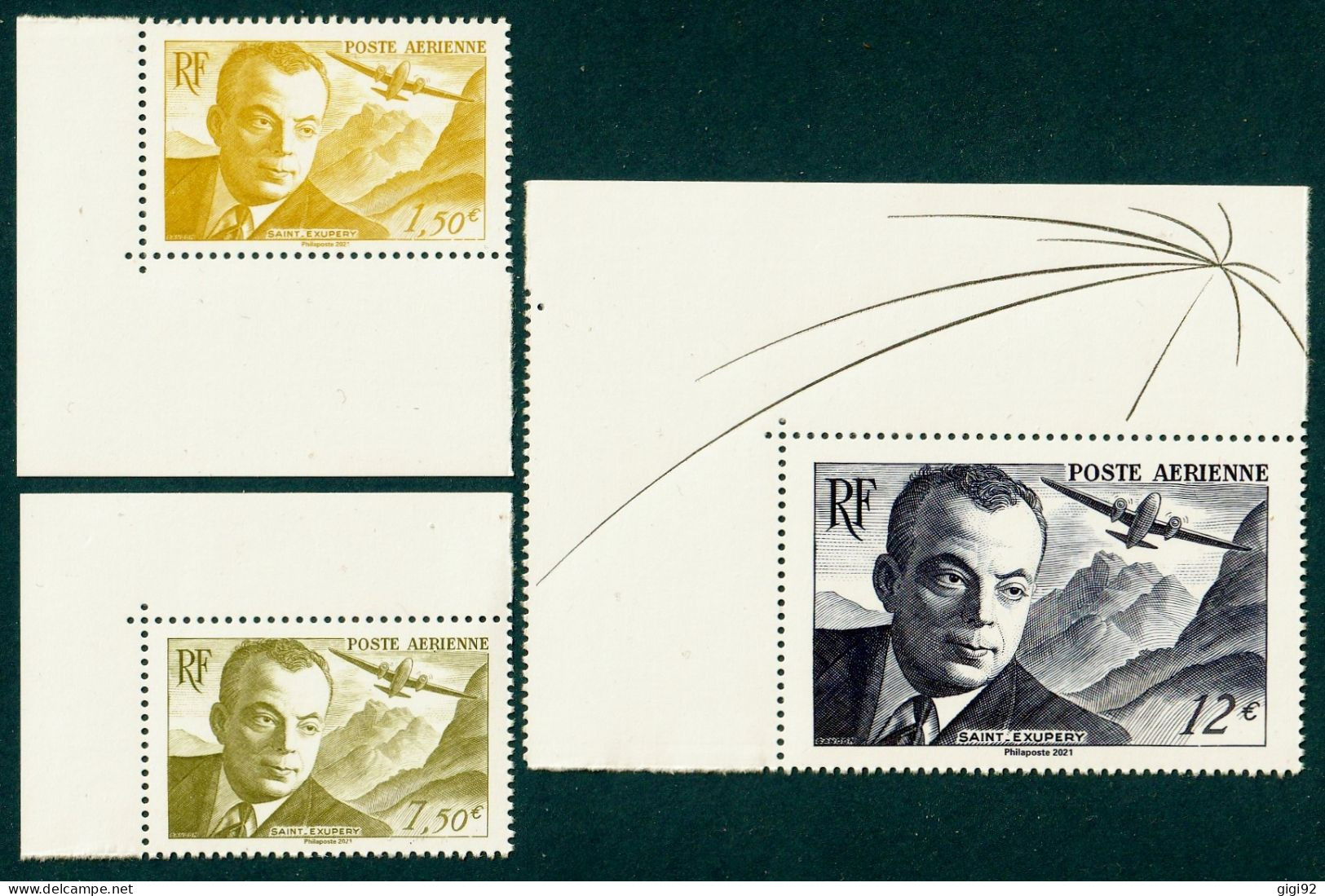 2021   N° PA 89 - PA 90 - PA 91   Issus Du Feuillet N° F89   "75 Ans Du Petit Prince De Saint-Exupéry"   Neufs** - 1960-.... Nuovi