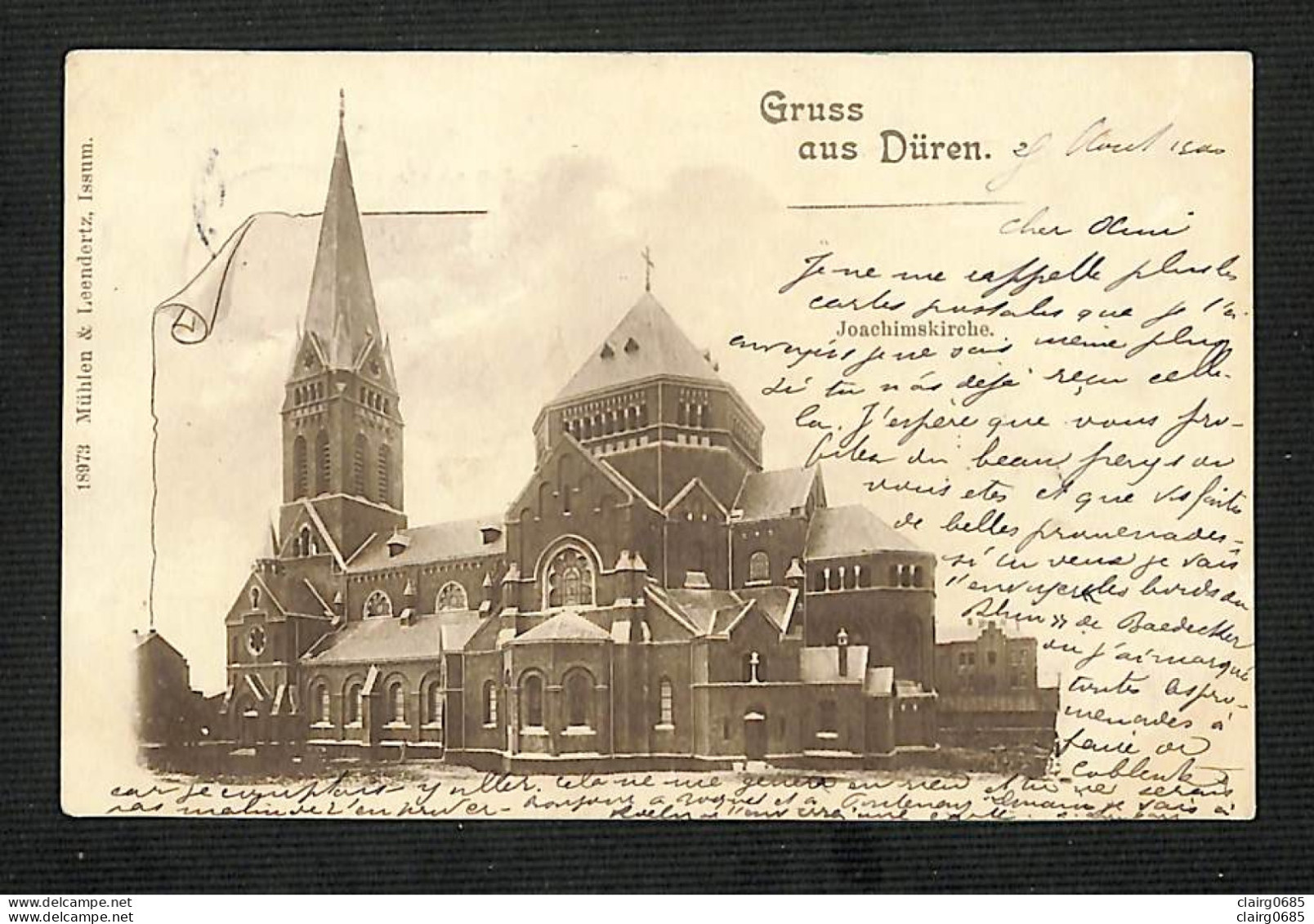 ALLEMAGNE - DÜREN - DUEREN - Gruss Aus DÜREN -  Joachimskirche - 1900  - Dueren