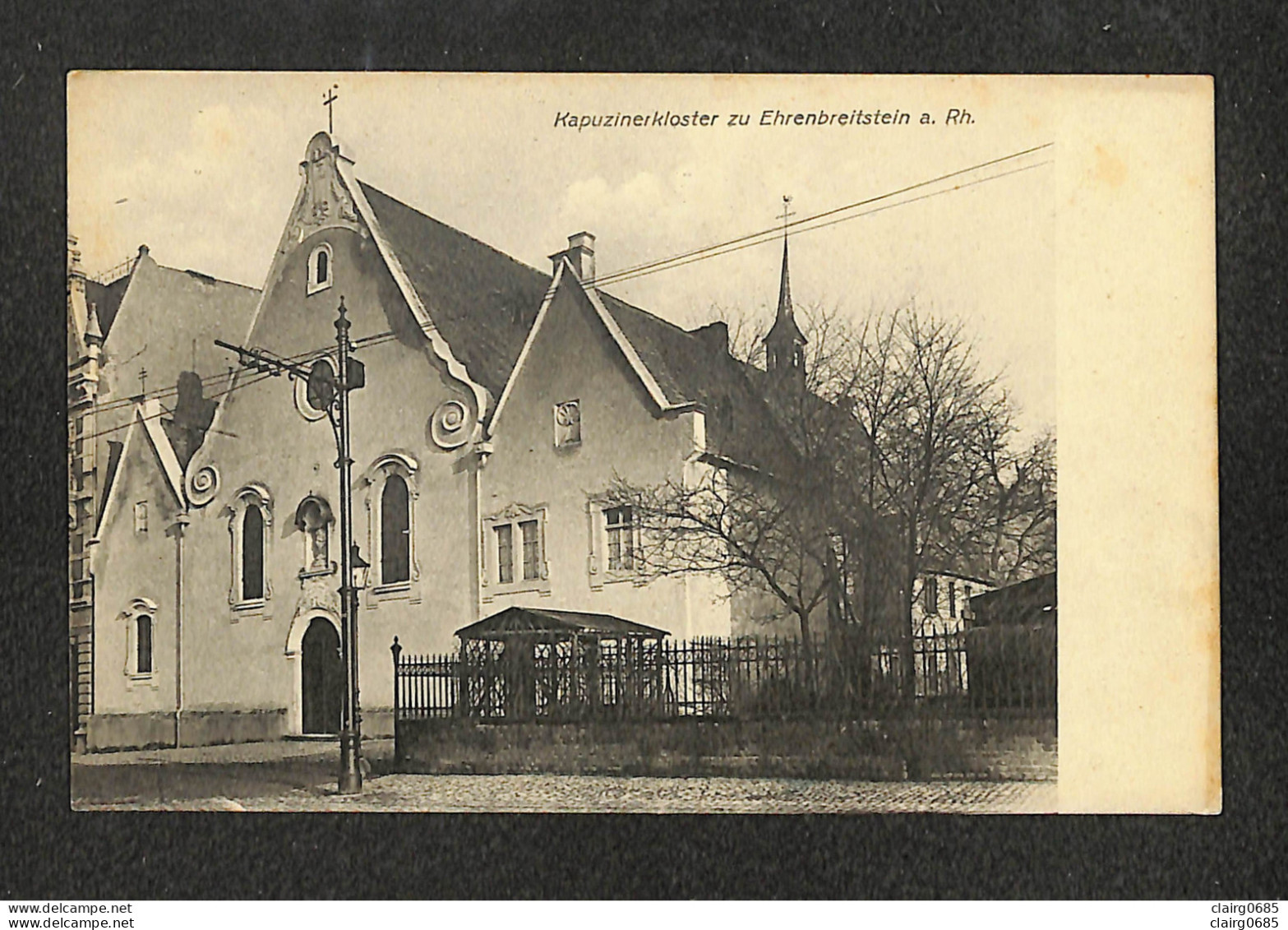 ALLEMAGNE - EHRENBREITSTEIN - Kapuzinerkloster Zu Ehrenbreitstein A. Rh. -  RARE - Koblenz