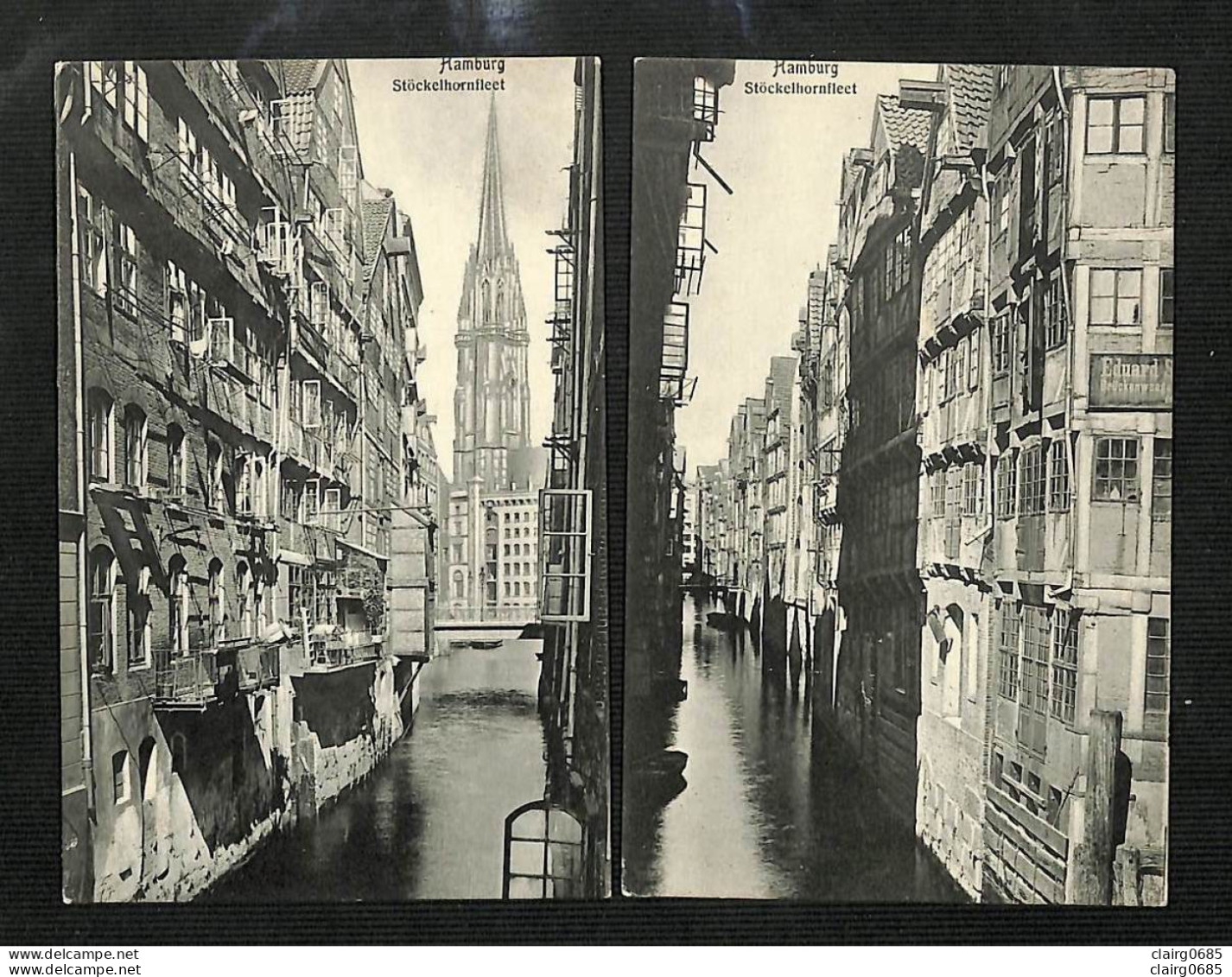 ALLEMAGNE - HAMBURG - HAMBOURG - 2 Cartes De Stöckelhornflect - 1907 - Autres & Non Classés