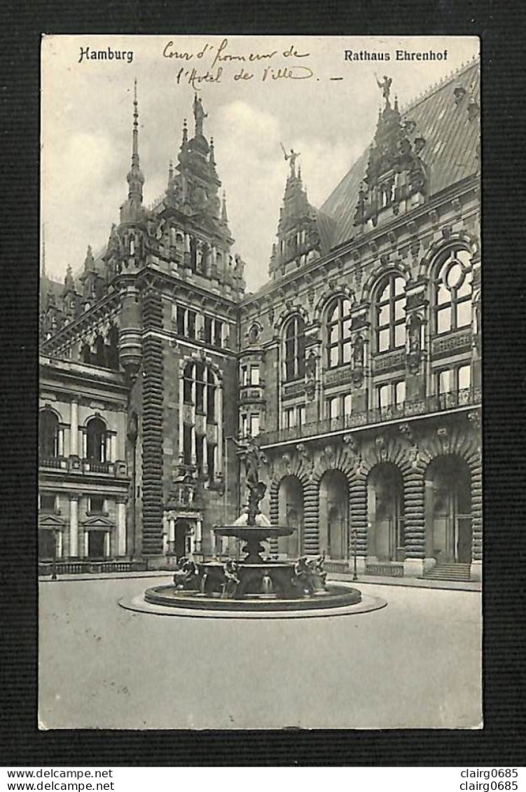 ALLEMAGNE - HAMBURG - HAMBOURG - Rathaus Ehrenhof - 1907 - Altri & Non Classificati