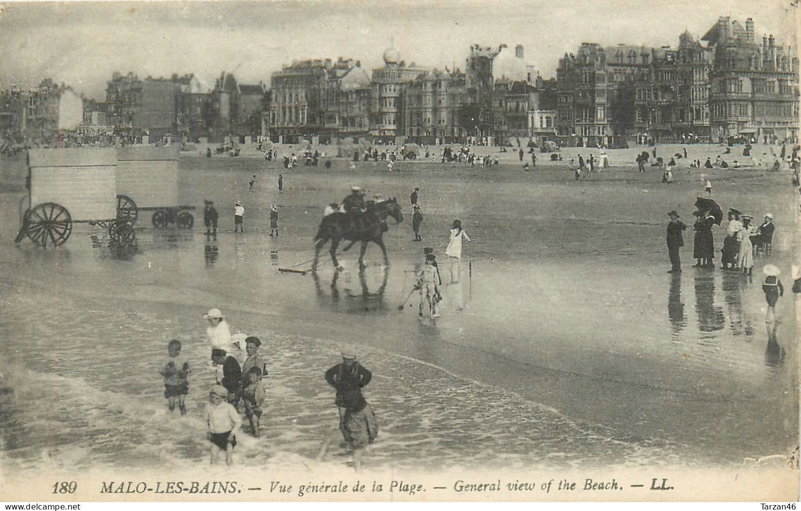 27.04.2024 - A -  189. MALO LES BAINS Vue Générale De La Plage - Malo Les Bains