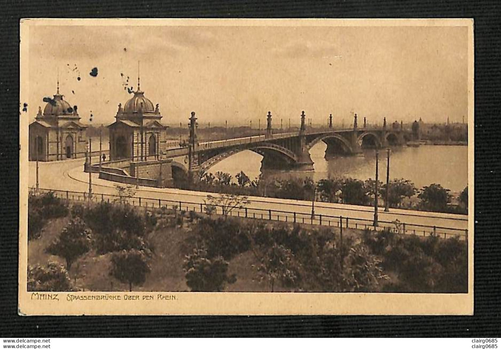 ALLEMAGNE - MAINZ - MAYENCE - Strassenbrücke über Den Rhein - 1906 - Vue RARE - Mainz