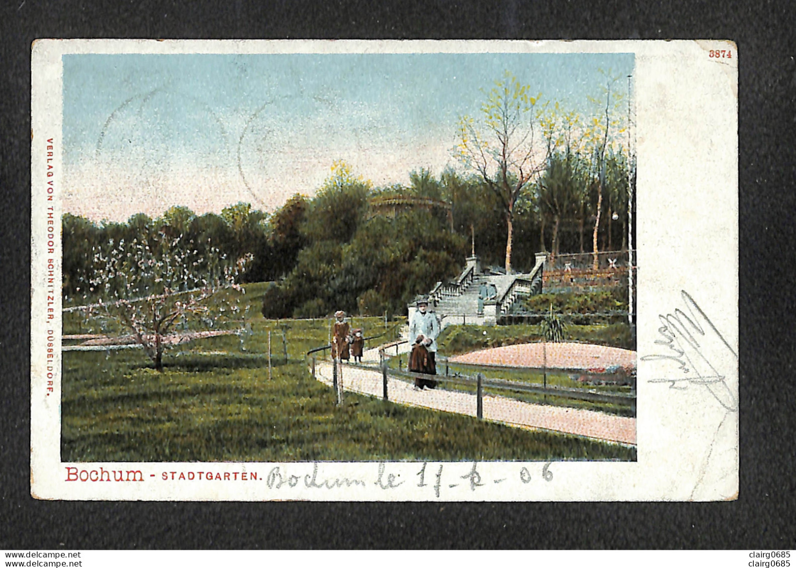 ALLEMAGNE - MOCHUM - Stadtgarten - 1906 - Bochum