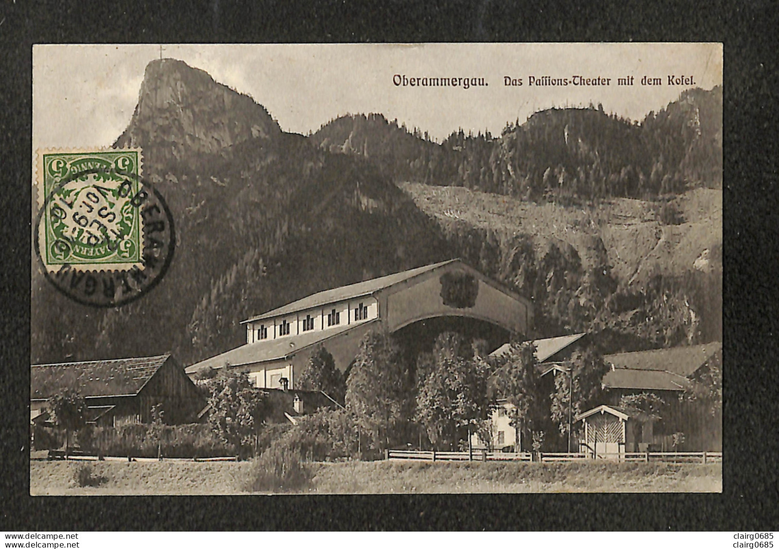 ALLEMAGNE - OBERAMMERGAU - Das Pallions-Theater Mit Dem Kofel - 1910 - Oberammergau