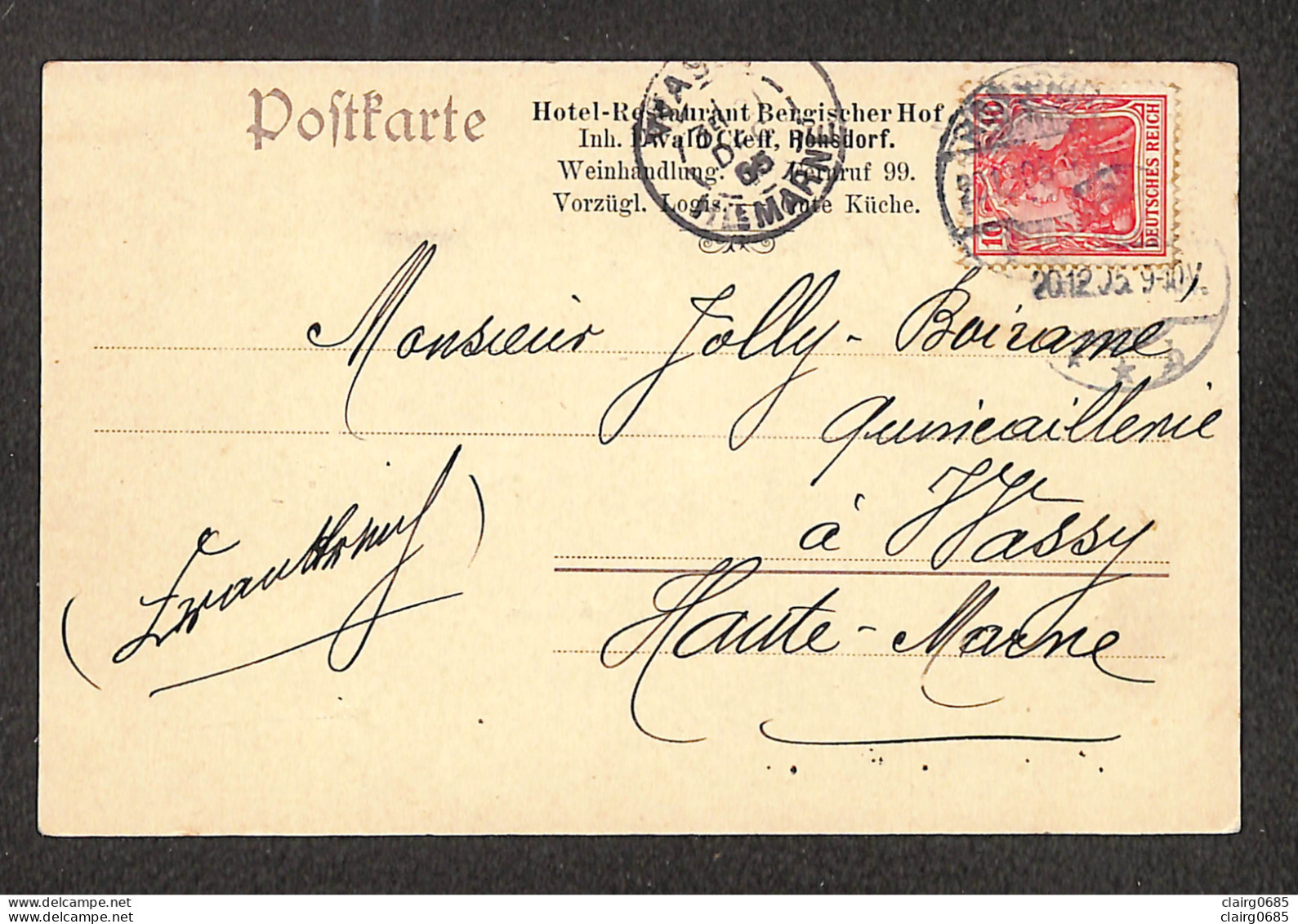 ALLEMAGNE - RONSDORF - Rathaus - 1905 - Otros & Sin Clasificación