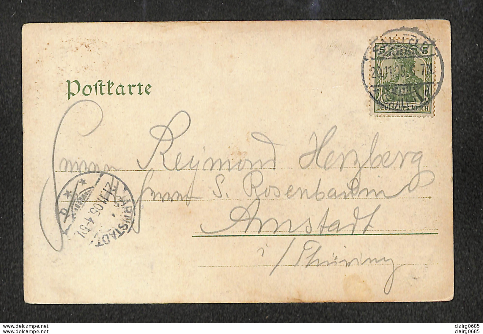 ALLEMAGNE - SAALFELD - 1905 - Saalfeld