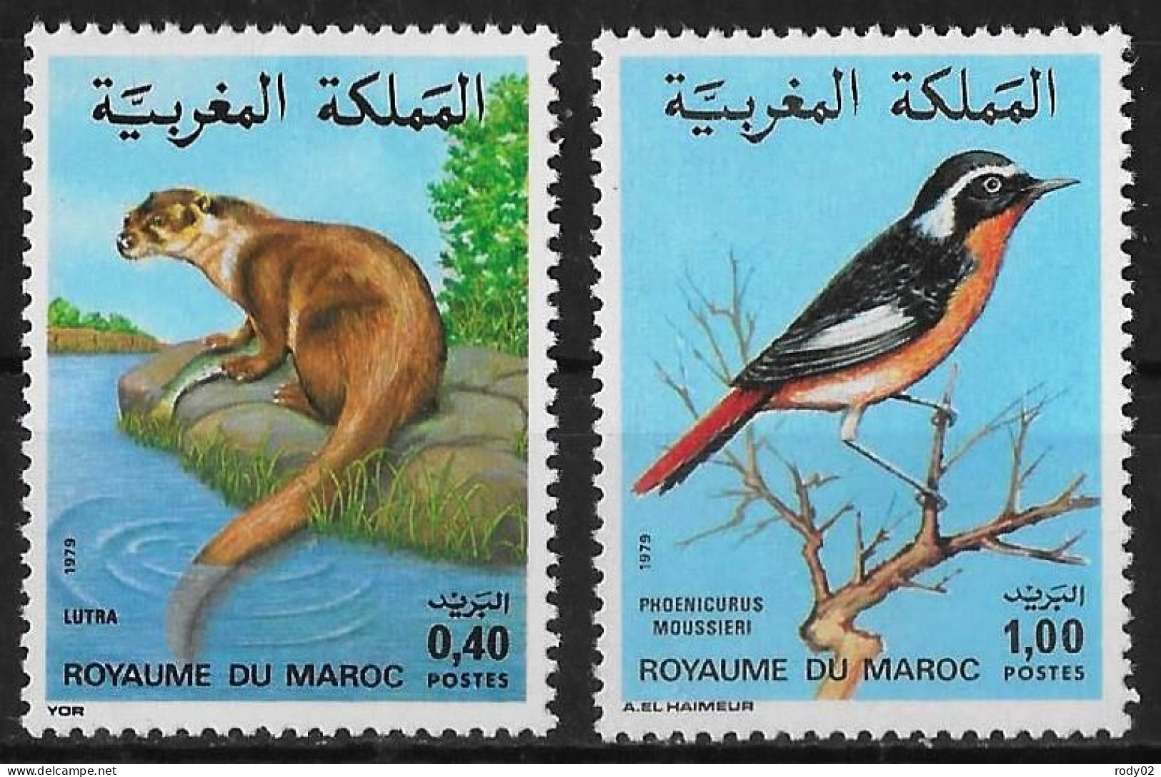 MAROC - FAUNE LOCALE - N° 842 ET 843 - NEUF** MNH - Marokko (1956-...)