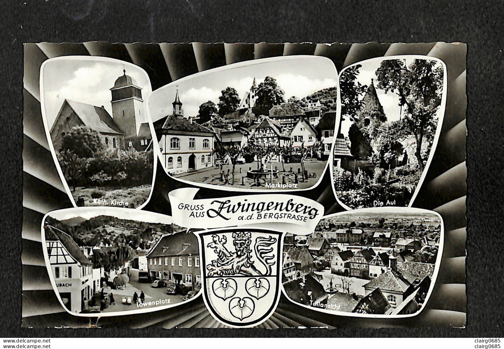 ALLEMAGNE - ZWINGENBERG  - Gruss Aus Zwingenberg  A. D. BERGSTRASSE - Multivues  - Mehrbildkarte - 1963 - Andere & Zonder Classificatie