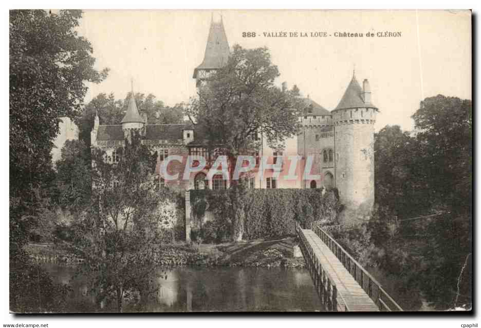 CPA Vallee De La Loue Chateau De Cleron - Altri & Non Classificati