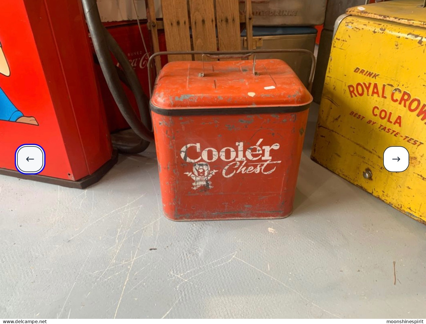 Coca Cola Cooler Vintage Usa / Glacière Cola Cooler Vintage Usa - Roerstokjes