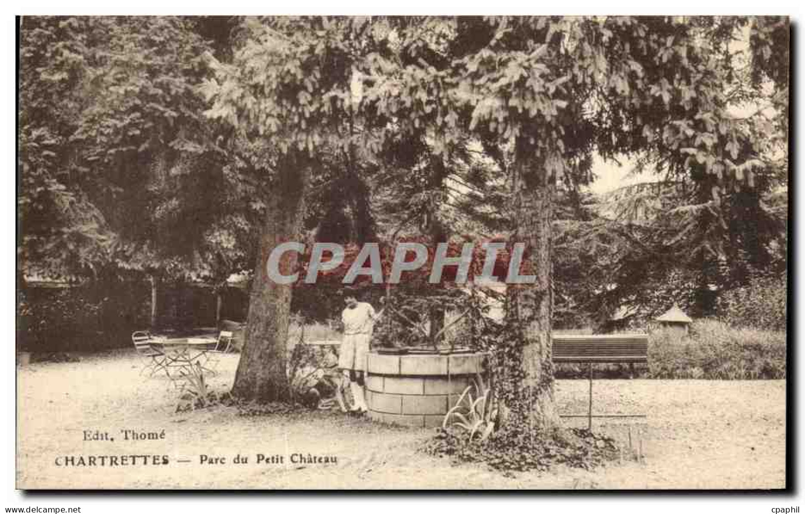 CPA Chartrettes Parc Du Petit Chateau - Other & Unclassified