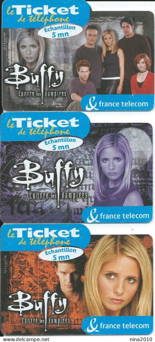 Ticket Téléphone * 3 - Buffy Contre Les Vampires - Voir Description Avant Enchère - Zonder Classificatie