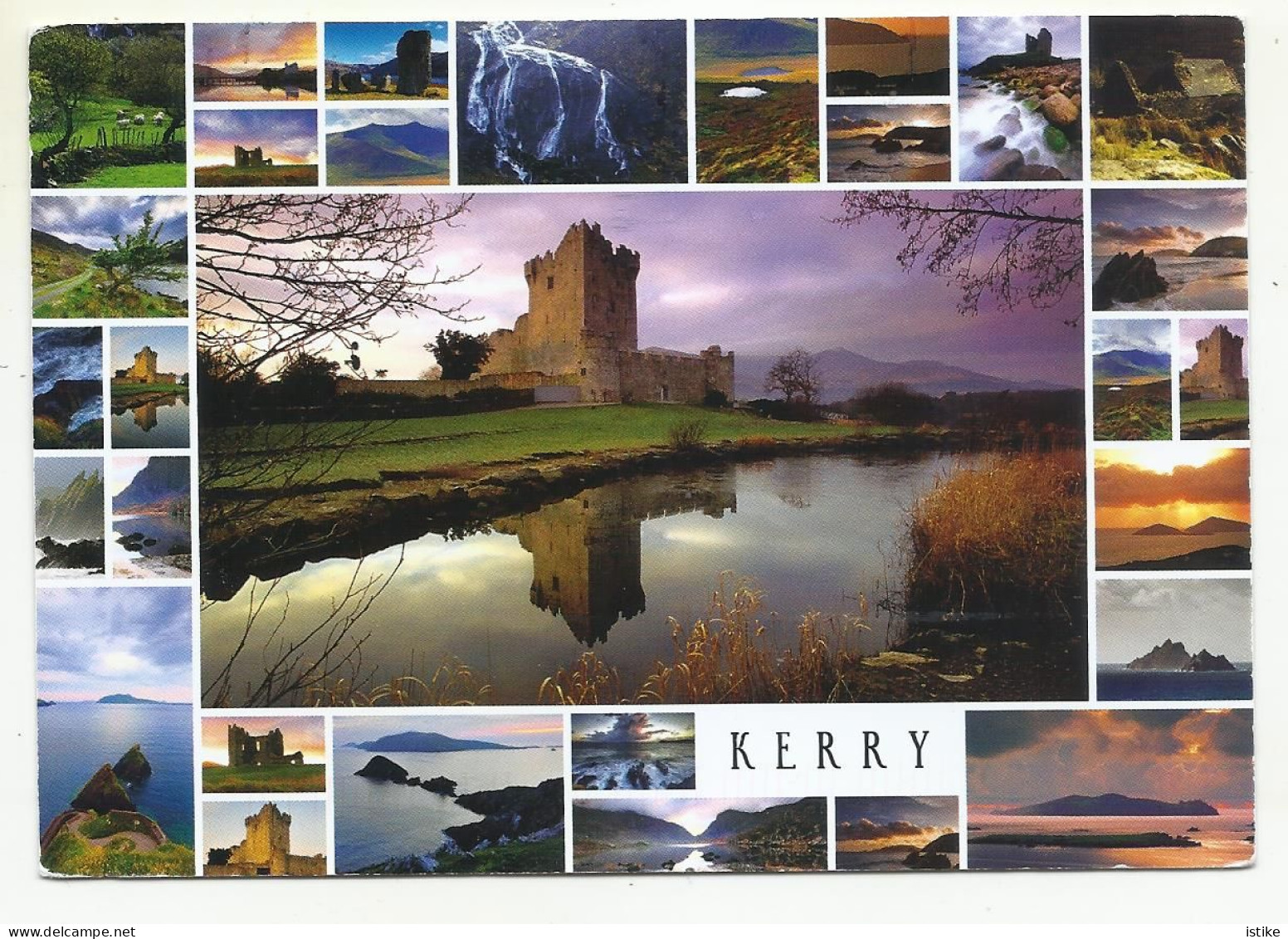 Ireland, County Kerry, Multi View, Good Stamp, Priority Label, 2019. - Kerry