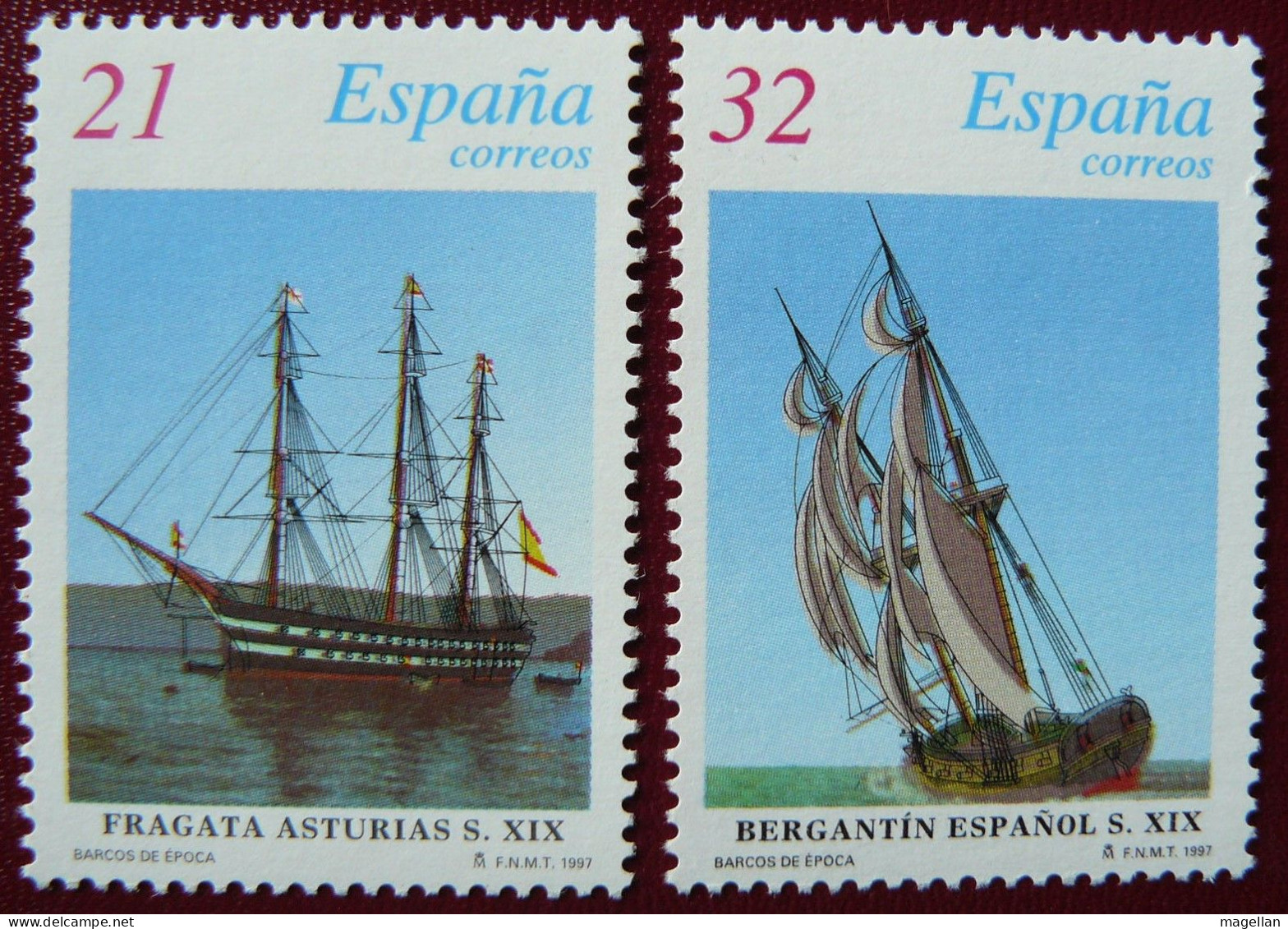 Espagne Yv. 2905/2906 - 2998/2999 - 3055/3056 & 3116 Neufs ** (MNH) - Bateaux - Voiliers - Ships