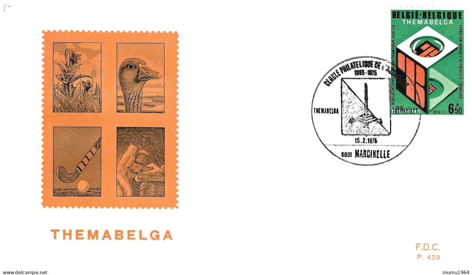 COB - FDC N° 439 - Timbre N° 1746 - 1971-1980