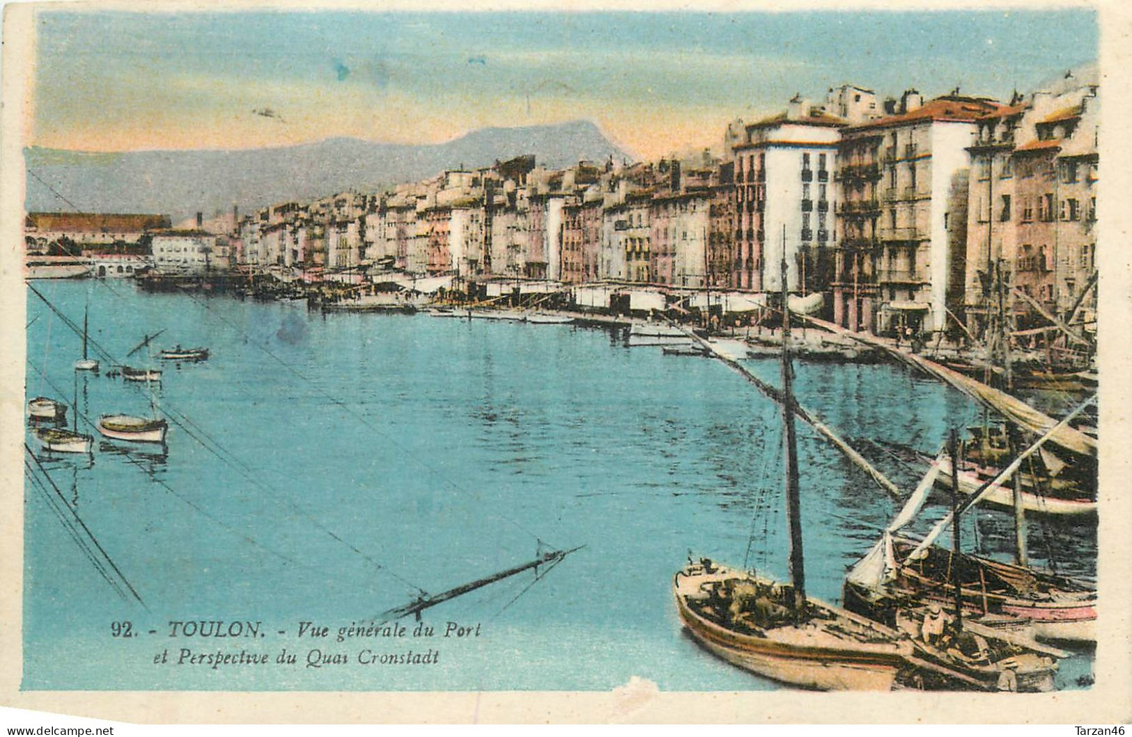 27.04.2024 - A - 92. TOULON Vue Générale Du Port Et Perspective Du Quai Cronstadt - Toulon