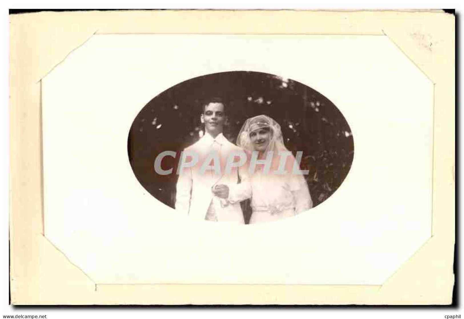 CARTE PHOTO Mariage Morlaix Folklore Costume - Other & Unclassified