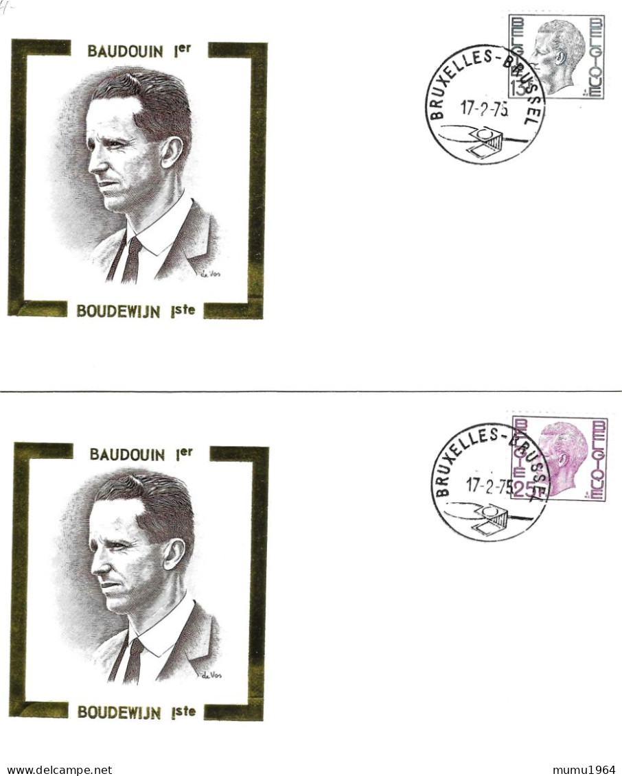 COB - FDC N°  - Timbre N° 1747/48 - 1971-1980