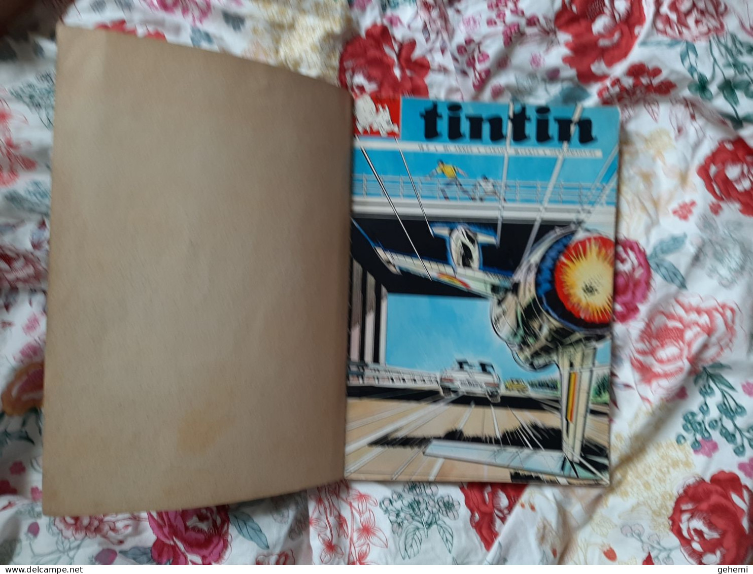 Tintin Reliure Souple 60 N°19 à 23 De 1969 édition Belge - Kuifje
