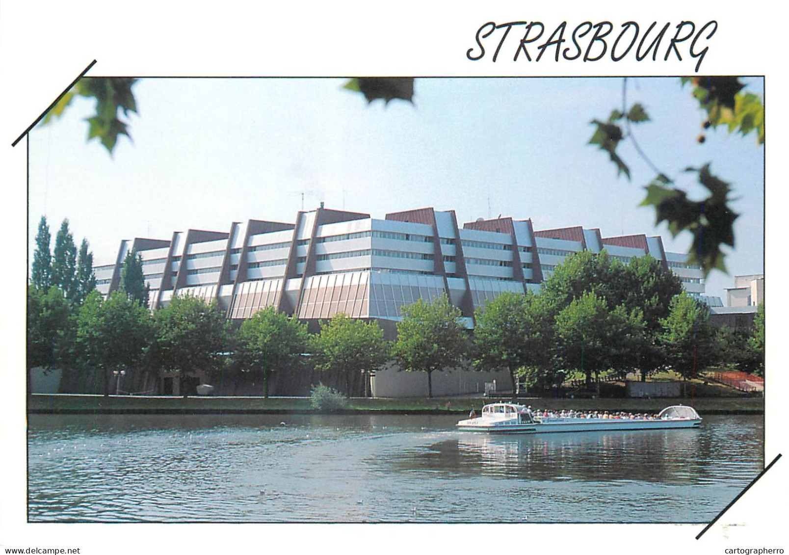 Navigation Sailing Vessels & Boats Themed Postcard Strasbourg Pleasure Cruise - Sailing Vessels