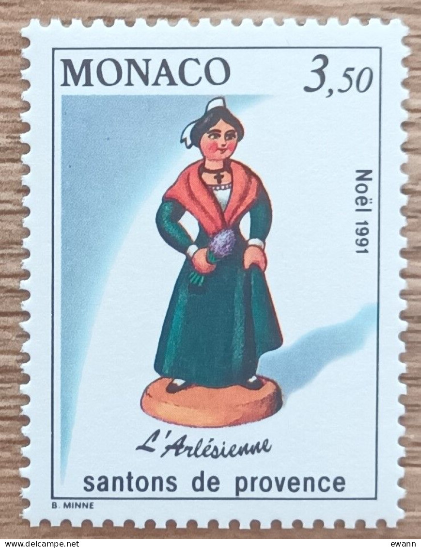 Monaco - YT N°1795 - Noël / Santons De Provence / Arlésienne - 1991 - Neuf - Ungebraucht