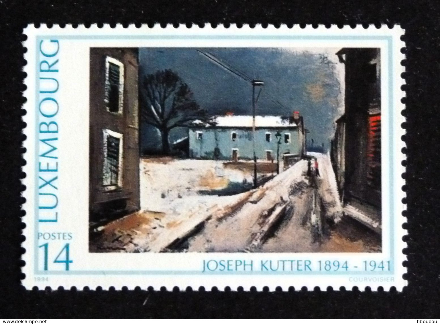 LUXEMBOURG LUXEMBURG YT 1288 ** MNH - JOSEPH KUTTER PEINTRE - Nuevos