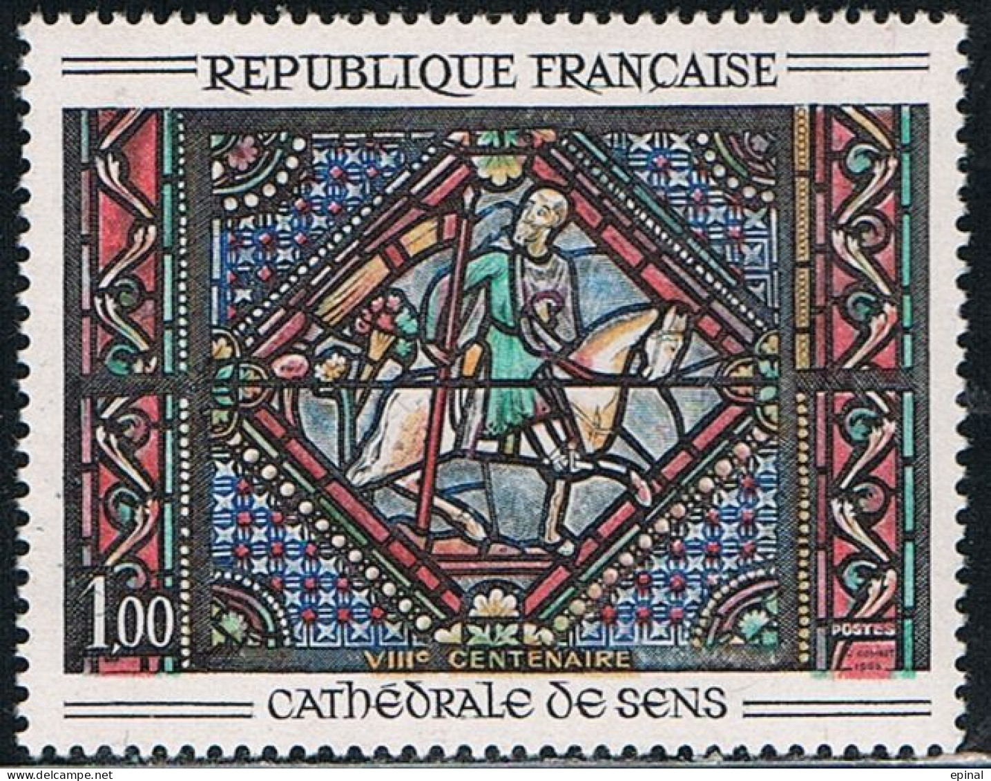 FRANCE : N° 1427 ** (Vitrail De La Cathédrale DeSens) - PRIX FIXE - - Neufs