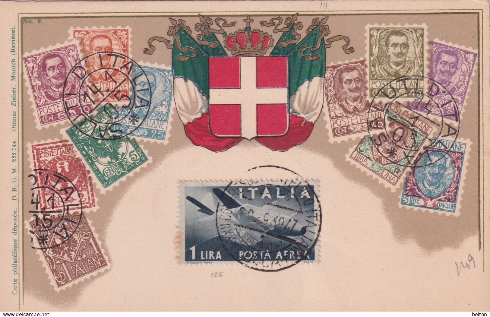 1949 Cartolina Con Annullo Speciale XXII CONGRESSO FILATELICO DI LUCCA - 1961-70: Storia Postale
