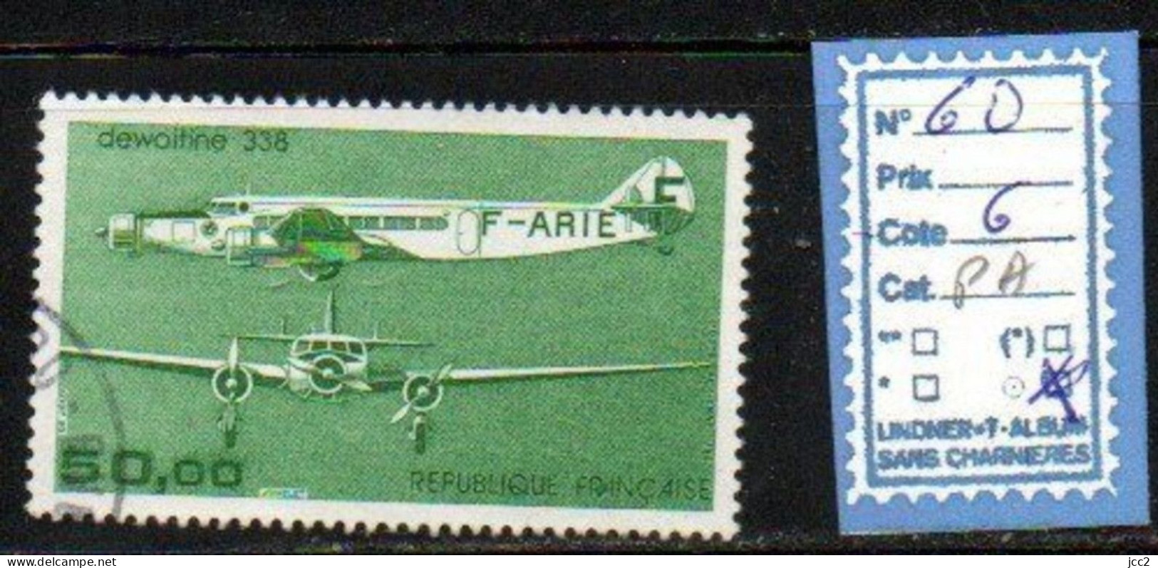 PA OBLITÉRÉ N° 60 - 1960-.... Used