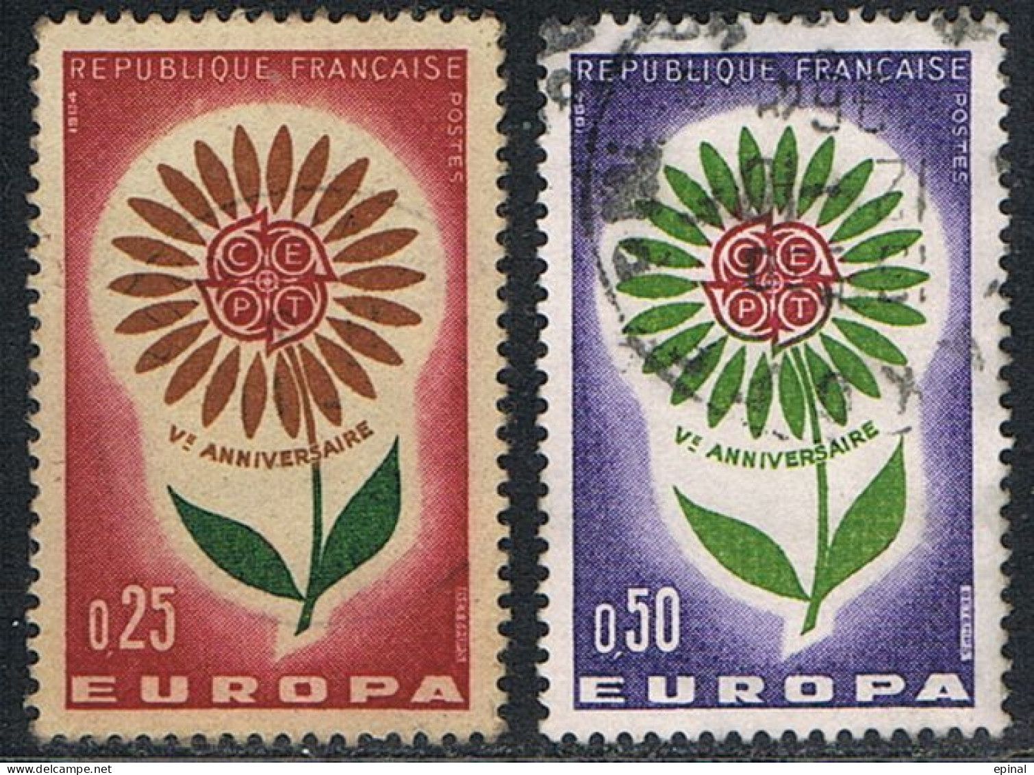 FRANCE : N° 1430 Et 1431 Oblitérés (Europa) - PRIX FIXE - - Used Stamps