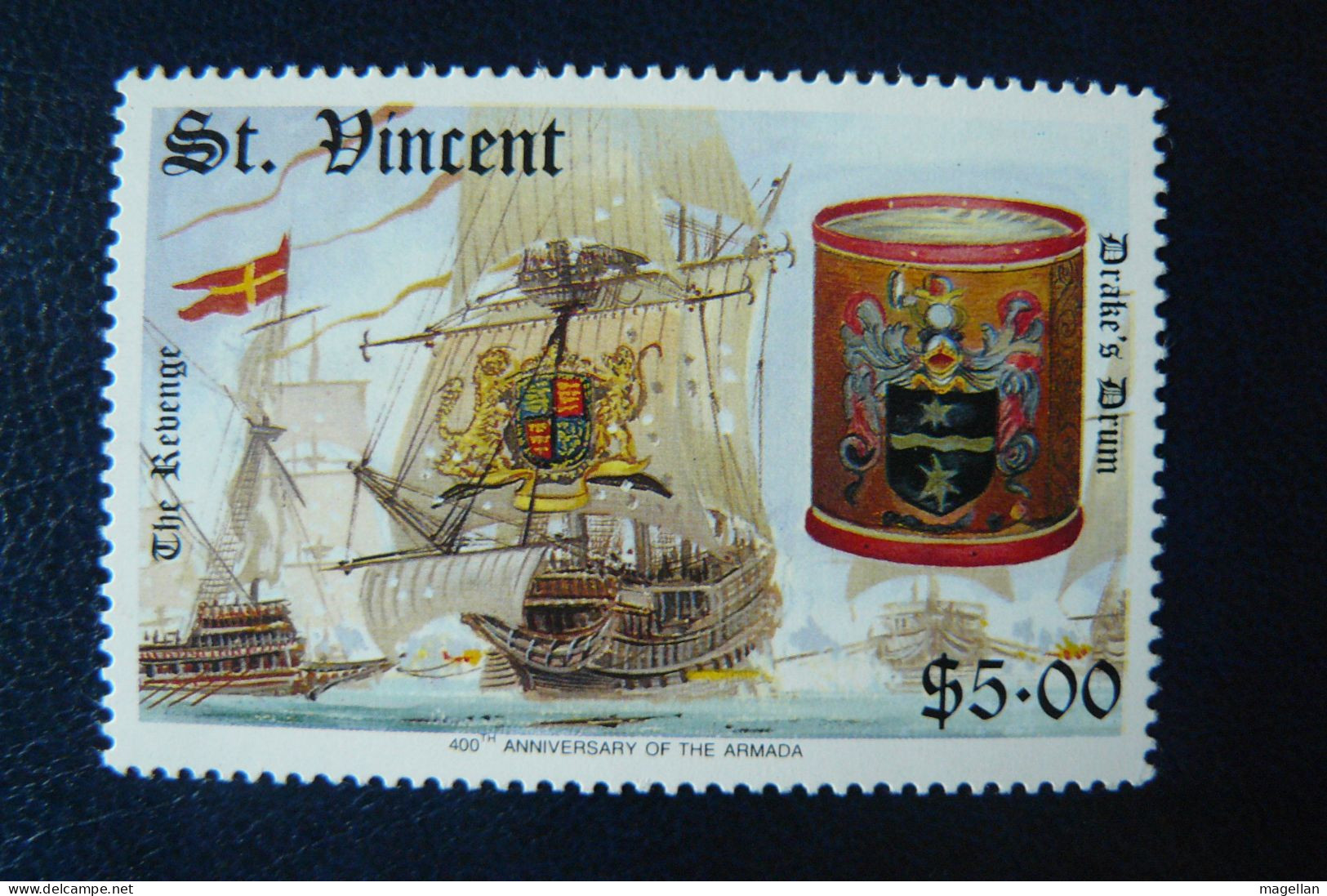 Saint-Vincent Yv. 1053C - 1053D - 1053F Neufs ** (MNH) - 1988 - Bateaux - Voiliers - Ships