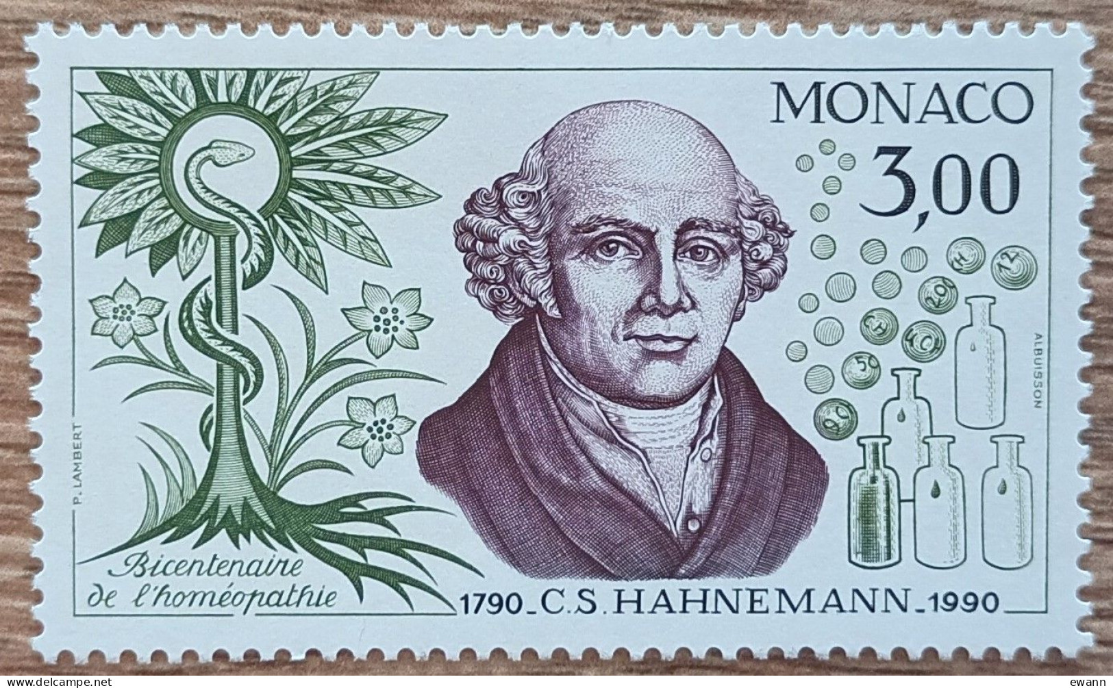 Monaco - YT N°1739 - Découverte De L'homéopathie / S. Hahnemann - 1990 - Neuf - Unused Stamps