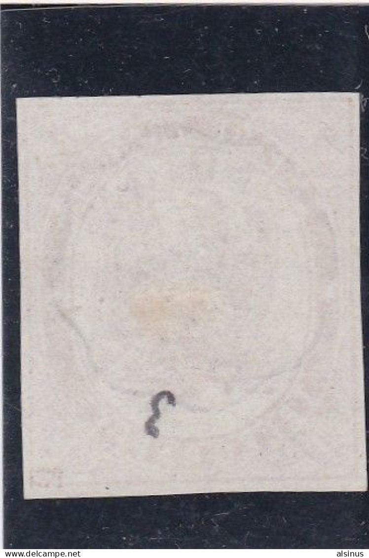 FRANCE - TIMBRE TELEGRAPHE - 1868 - N°3 - 1 F ORANGE - OBLITERE - Telegraphie Und Telefon