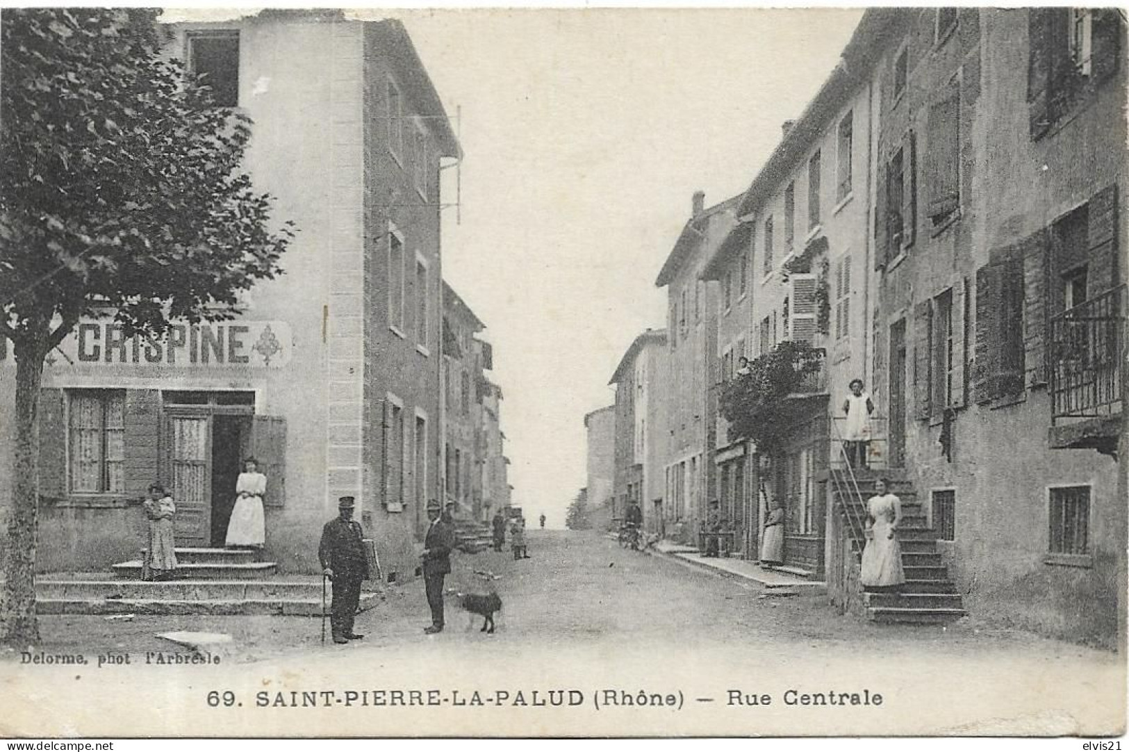 SAINT PIERRE LA PALUD Rue Centrale - Andere & Zonder Classificatie