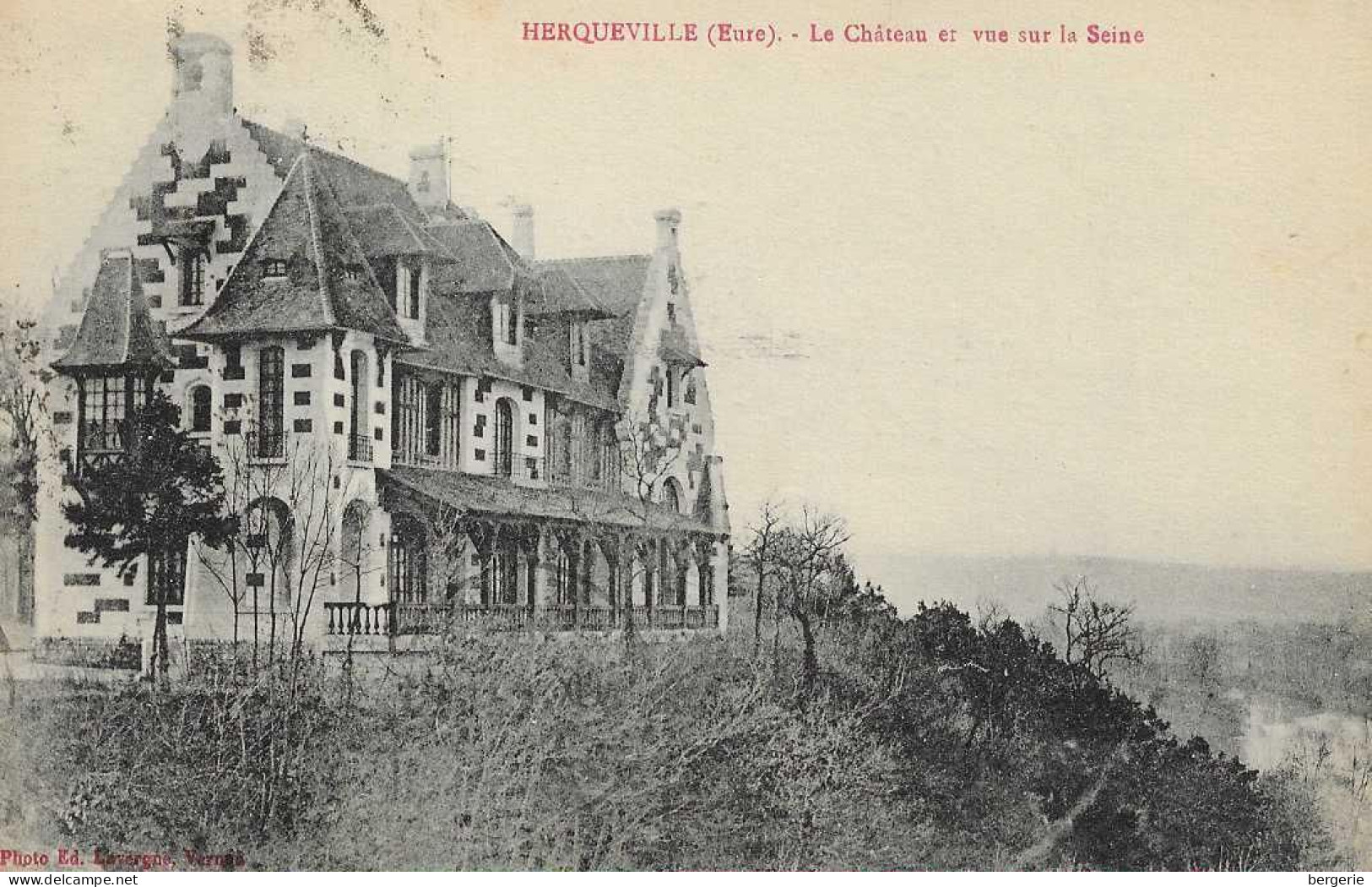 C/269        27     Herqueville     -    Le Chateau - Autres & Non Classés